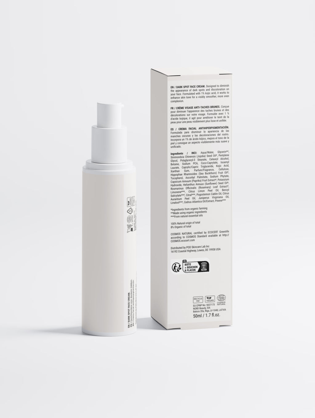 Dark Spot Face Cream with Kojic Acid
